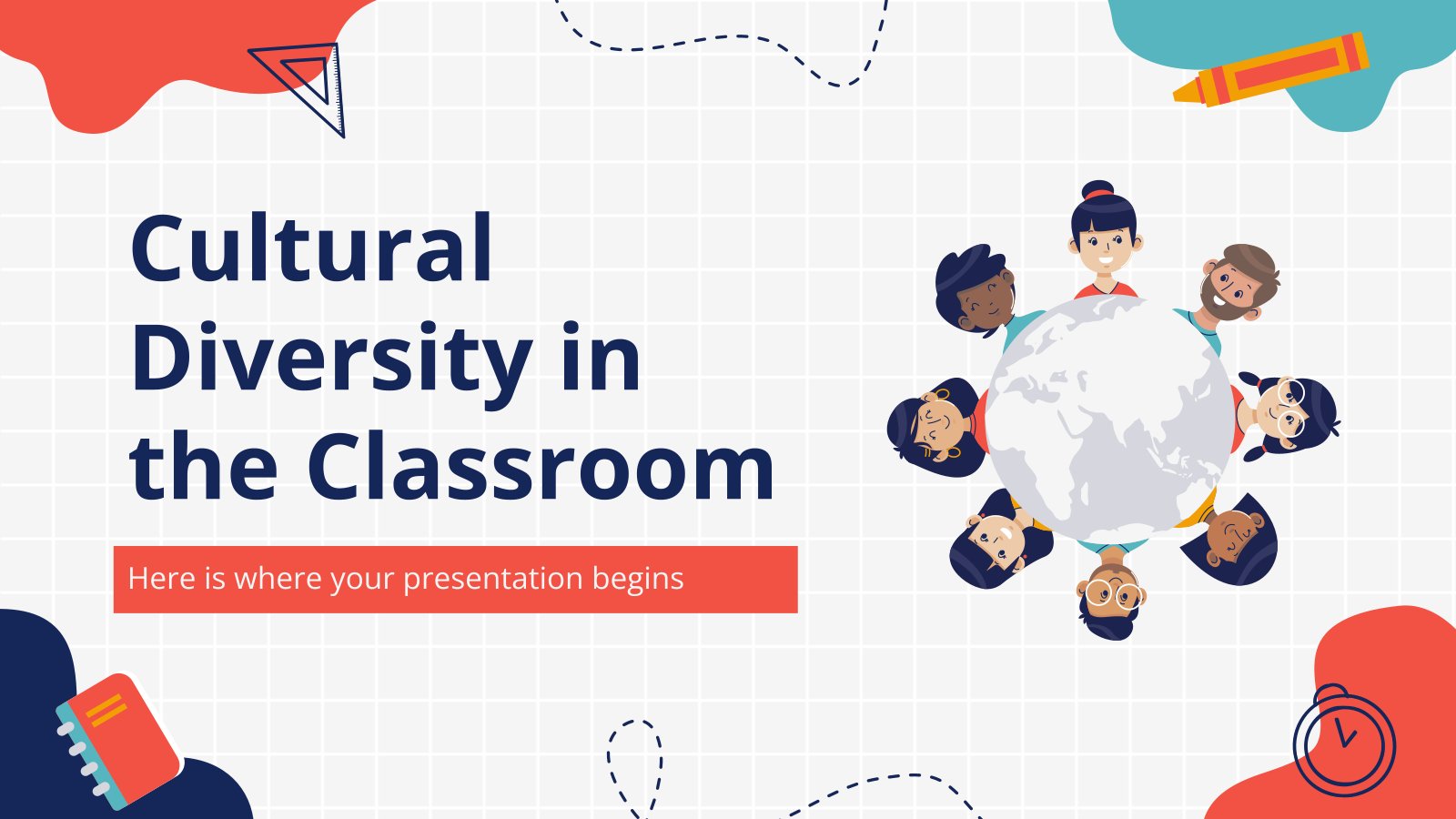 Cultural Diversity in the Classroom presentation template 