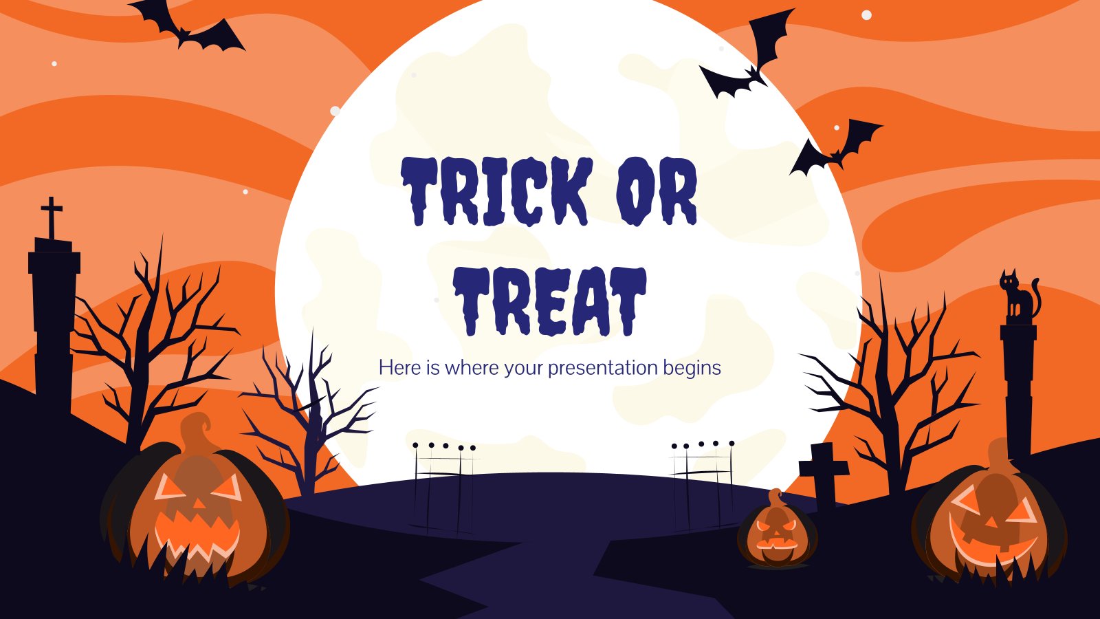 Halloween presentation template 
