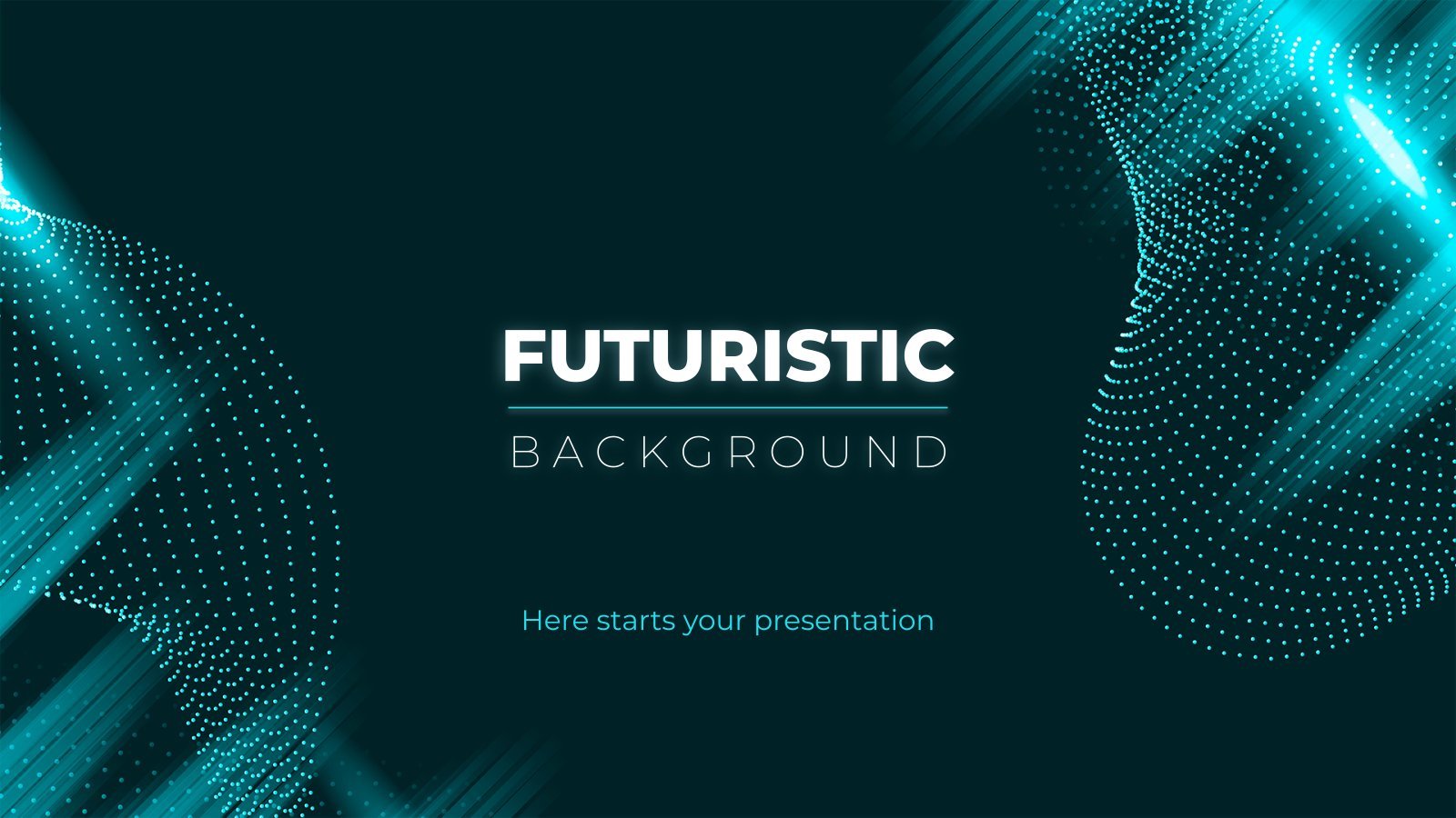 Futuristic Background presentation template 