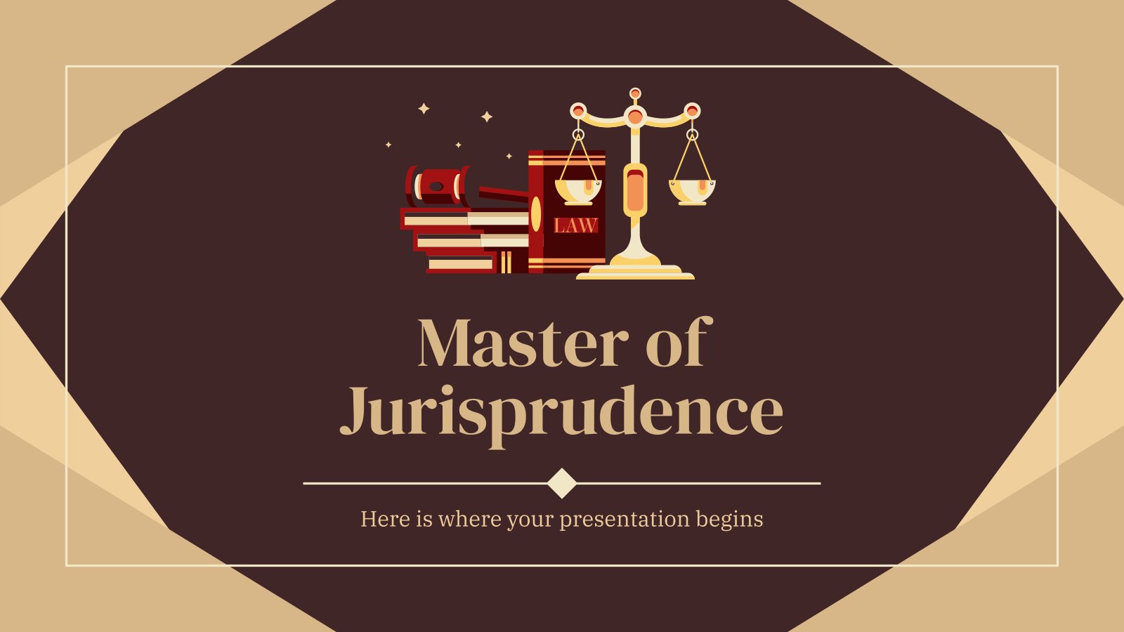 Master of Jurisprudence presentation template 