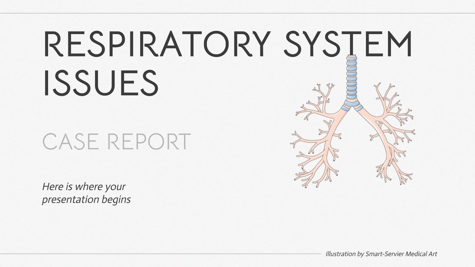 Respiratory System Issues Case Report presentation template 