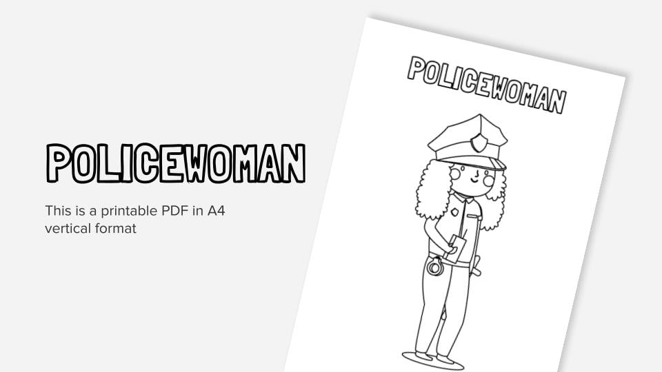 Cover Policewoman by Slidesgo