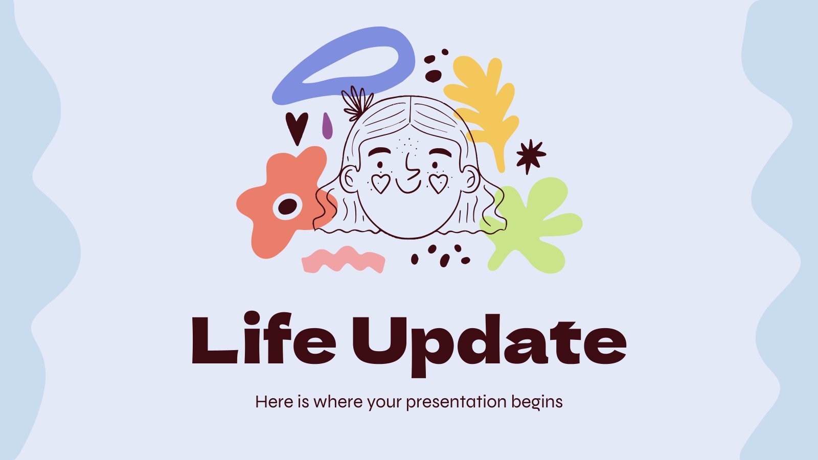 Life Update presentation template 